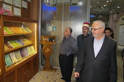 السيد الأمين العام للعتبة الكاظمية في ضيافة مكتبة الروضة الحيدرية