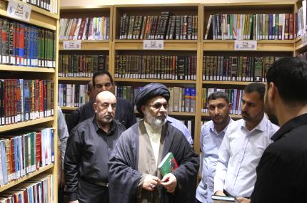 تربية البصرة في ضيافة مكتبة الروضة الحيدرية 