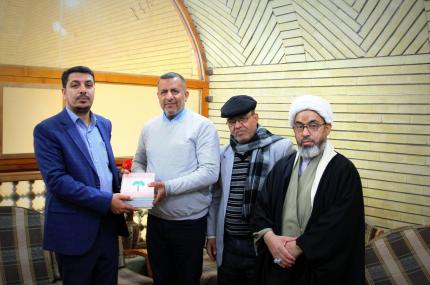العتبة العباسية المقدسة - مركز ابو الفضل العباس (عليه السلام) في ضيافة مكتبة الروضىة الحيدرية 
