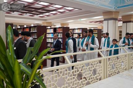 مكتبة الروضة الحيدرية تستقبل وفدًا من حفَظَة القرآن الكريم من العتبة الحسينية المقدسة