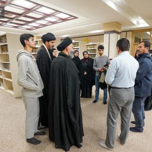 مركز التبليغ القرآني الدولي في العتبة الحسينية المقدسة يزور قسم الشؤون الفكرية والثقافية