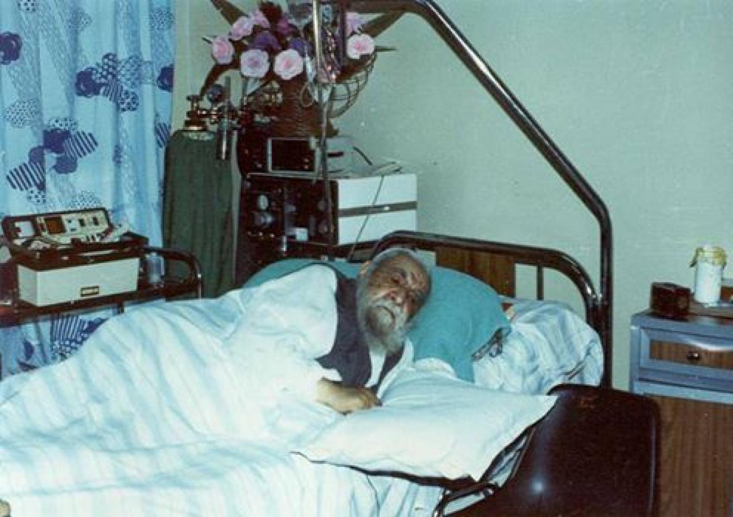 السيد ( قدس سره ) في المستشفى 