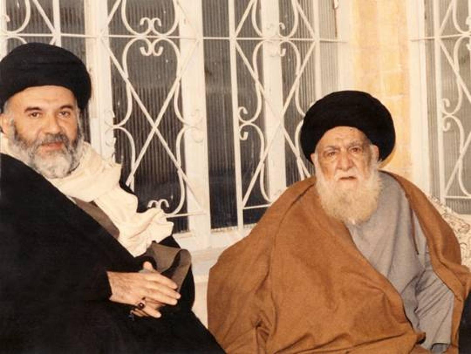 زعيم الحوزة مع السيد محمدرضا الخالخالي ( قدس الله نفسيهما )
