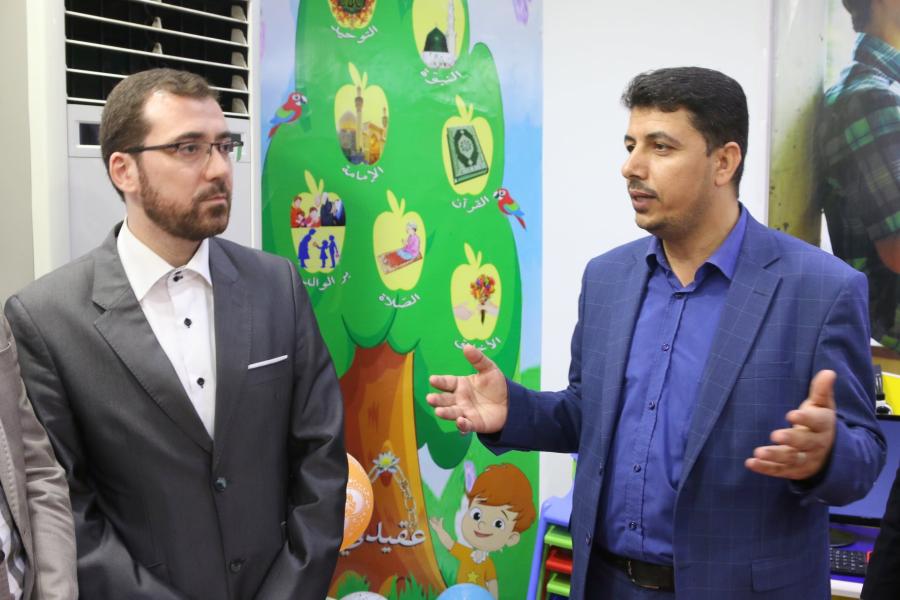افتتاح مكتبة الطفل من ضمن المشاريع المستحدثة في مكتبة الروضة الحيدرية 