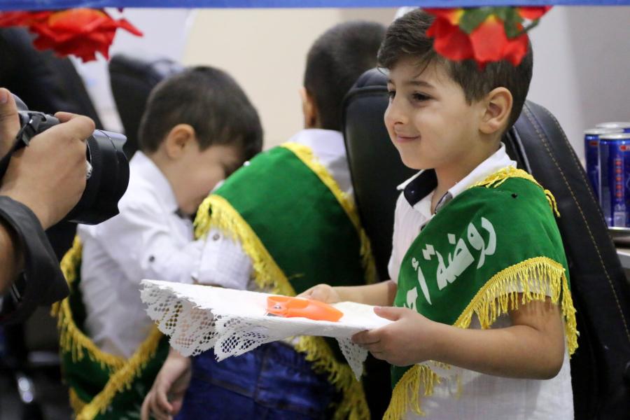 افتتاح مكتبة الطفل من ضمن المشاريع المستحدثة في مكتبة الروضة الحيدرية 
