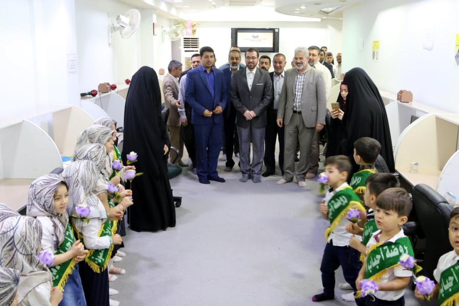 افتتاح مكتبة الطفل من ضمن المشاريع المستحدثة في مكتبة الروضة الحيدرية 