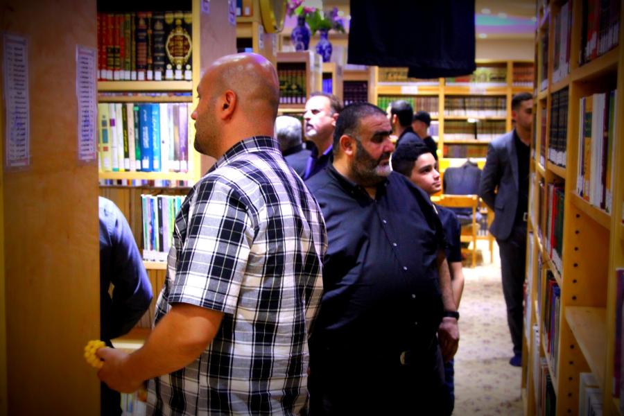 مكتبة الروضة الحيدرية ترحب بأساتذة جامعة بغداد 