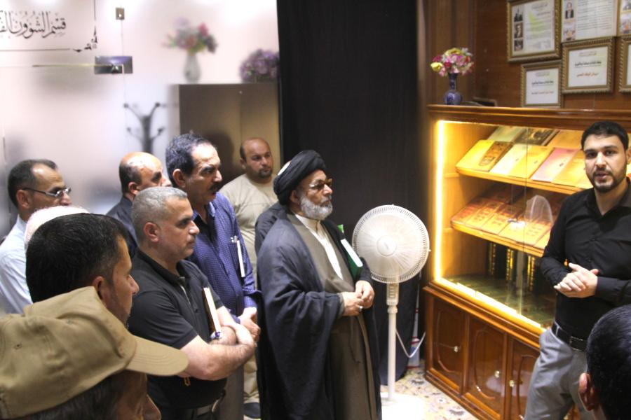 تربية البصرة في ضيافة مكتبة الروضة الحيدرية 