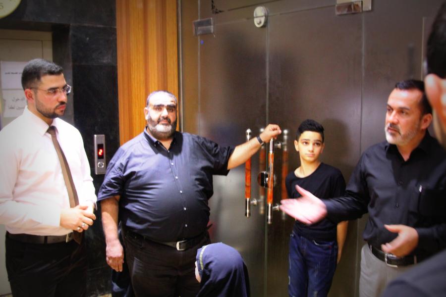 مكتبة الروضة الحيدرية ترحب بأساتذة جامعة بغداد 