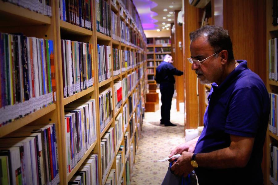 مكتبة الروضة الحيدرية ترحب بأساتذة جامعة بغداد 