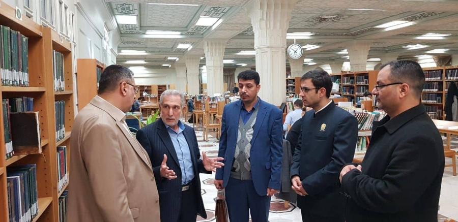 وفد مكتبة الروضة الحيدرية يزور عدداً من المكتبات المهمة في الجمهورية الإسلامية الإيرانية