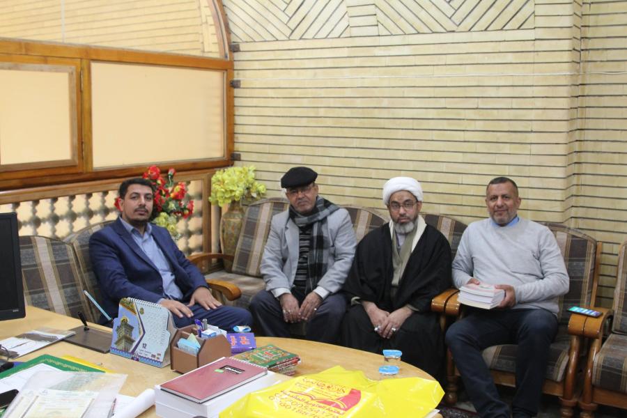 العتبة العباسية المقدسة - مركز ابو الفضل العباس (عليه السلام) في ضيافة مكتبة الروضىة الحيدرية 