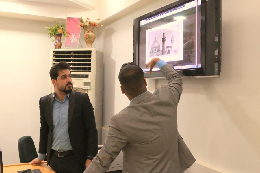 مكتبة الروضة الحيدرية تفتتح موقع الرسمي بحلته الجديدة