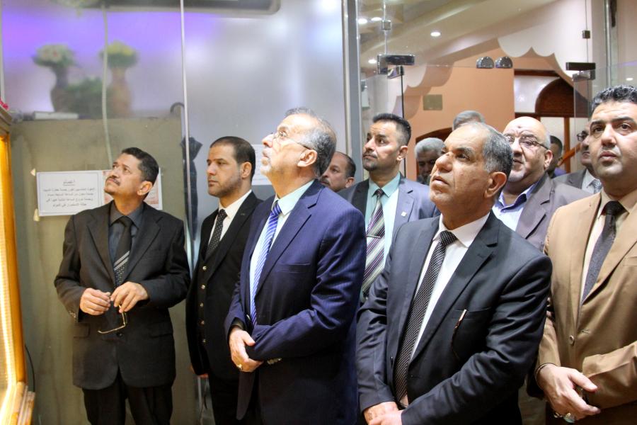 وفد من الاشراف التربوي لمحافظة بغداد الكرخ الثالثة يزور مكتبة الروضة الحيدرية 