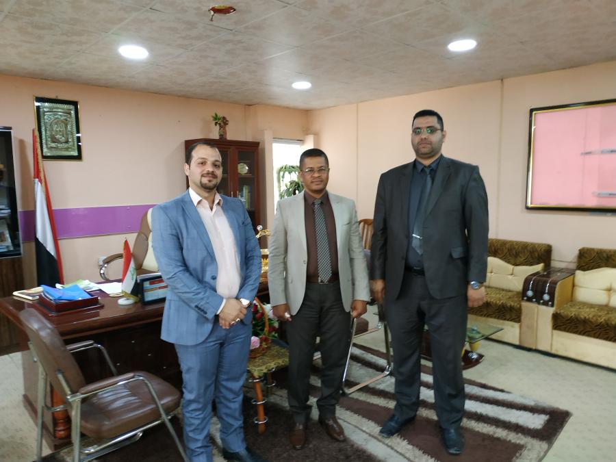 مكتبة الروضة الحيدرية تفتح باب التعاون مع جامعة البصرة في مجال تصوير وارشفة الرسائل والاطاريح الجامعية القديمة 