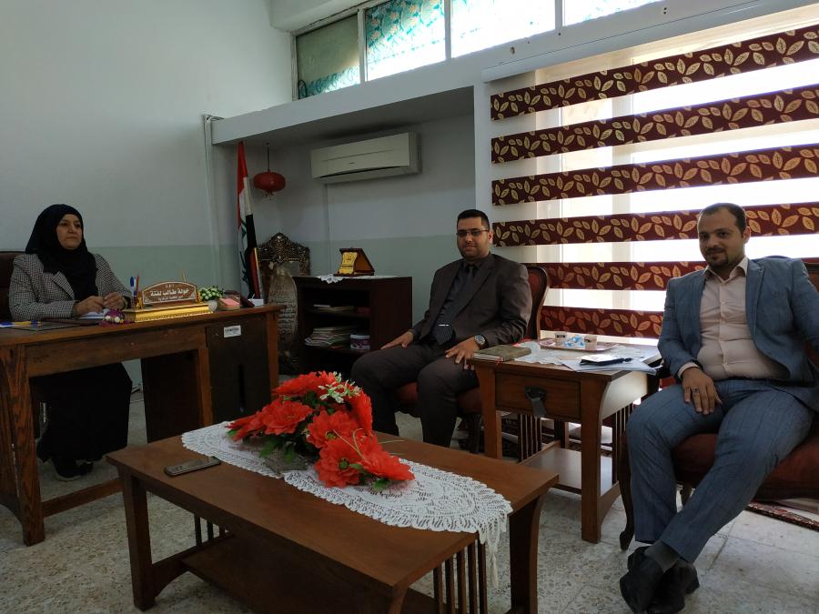 مكتبة الروضة الحيدرية تفتح باب التعاون مع جامعة البصرة في مجال تصوير وارشفة الرسائل والاطاريح الجامعية القديمة 