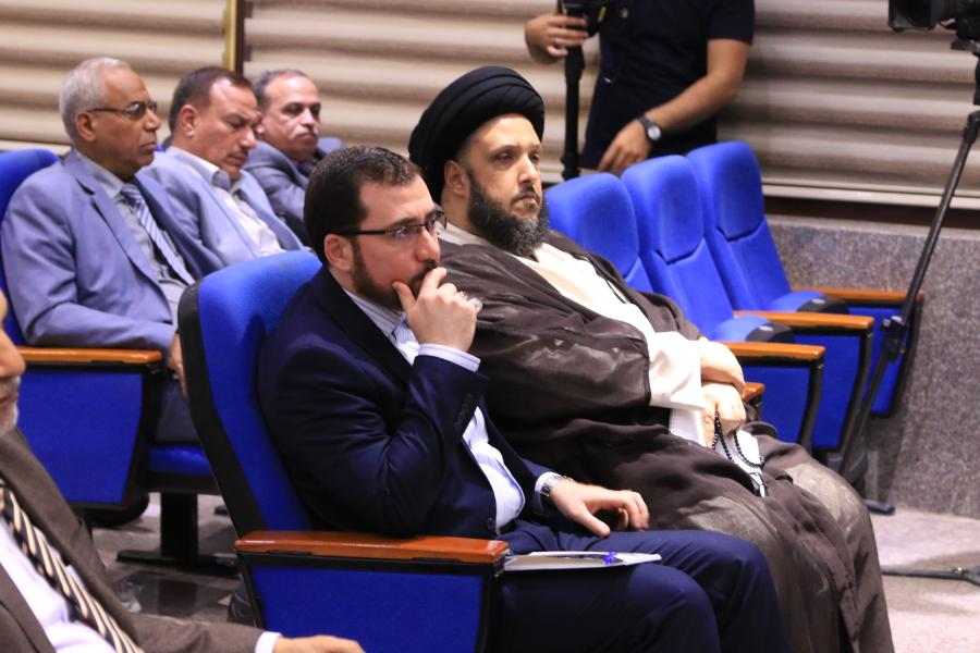 الشؤون الفكرية والثقافية يستضيف العلامة محمد صادق الخرسان في محاضرة حول (أُسس اختيار الموظفين في نهج البلاغة)