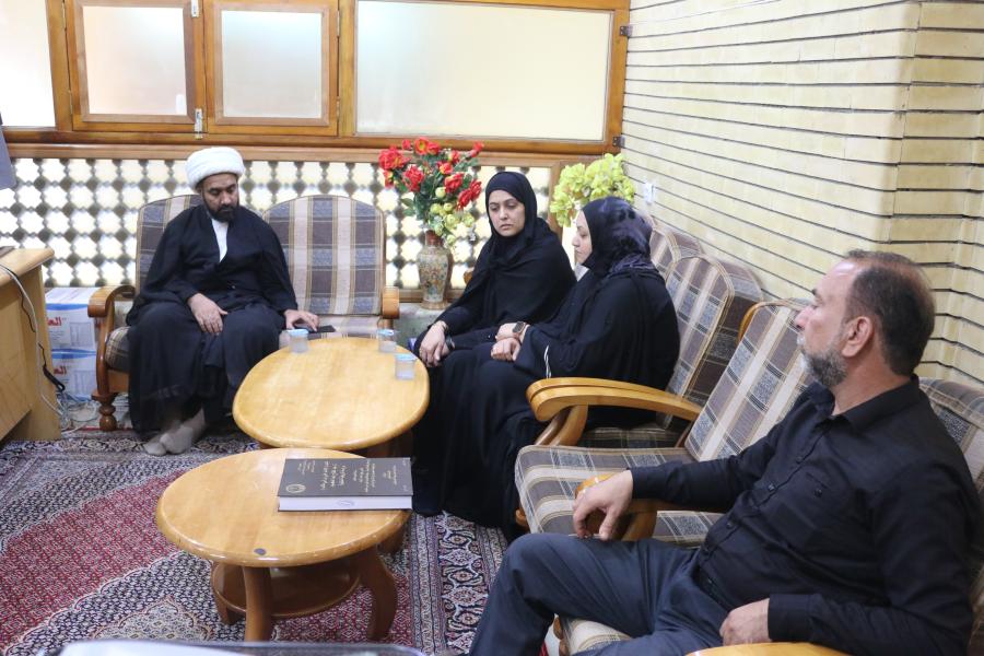 مكتبة الروضة الحيدرية التابعة لقسم الشؤون الفكرية والثقافية في العتبة العلوية المقدسة تستضيف وفد المؤسسة الجعفرية في أمريكا