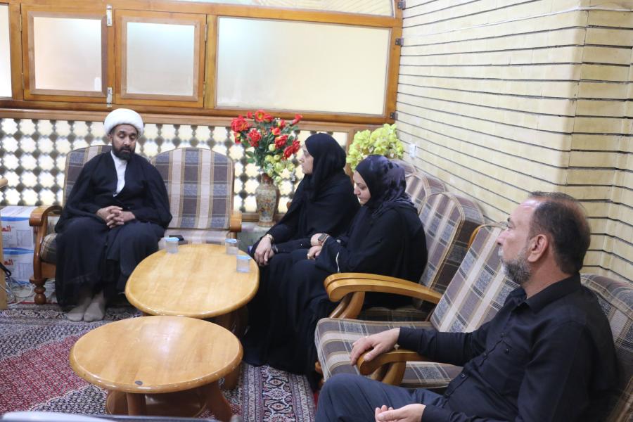 مكتبة الروضة الحيدرية التابعة لقسم الشؤون الفكرية والثقافية في العتبة العلوية المقدسة تستضيف وفد المؤسسة الجعفرية في أمريكا