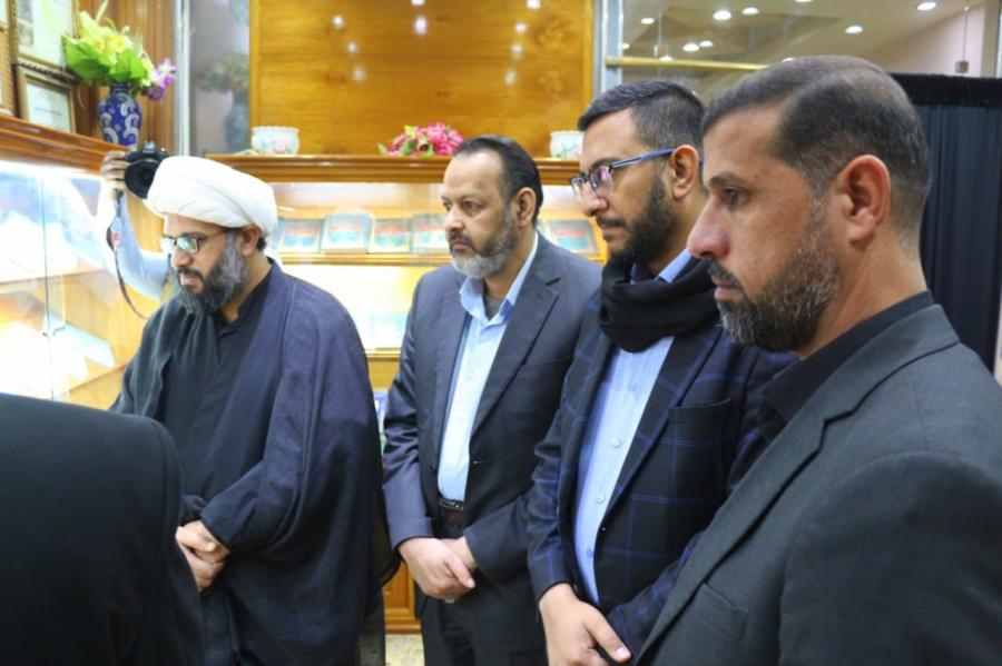 مَجمع الروضة الحيدرية الفكري والثقافي يستقبل وفد من مركز تراث البصرة 