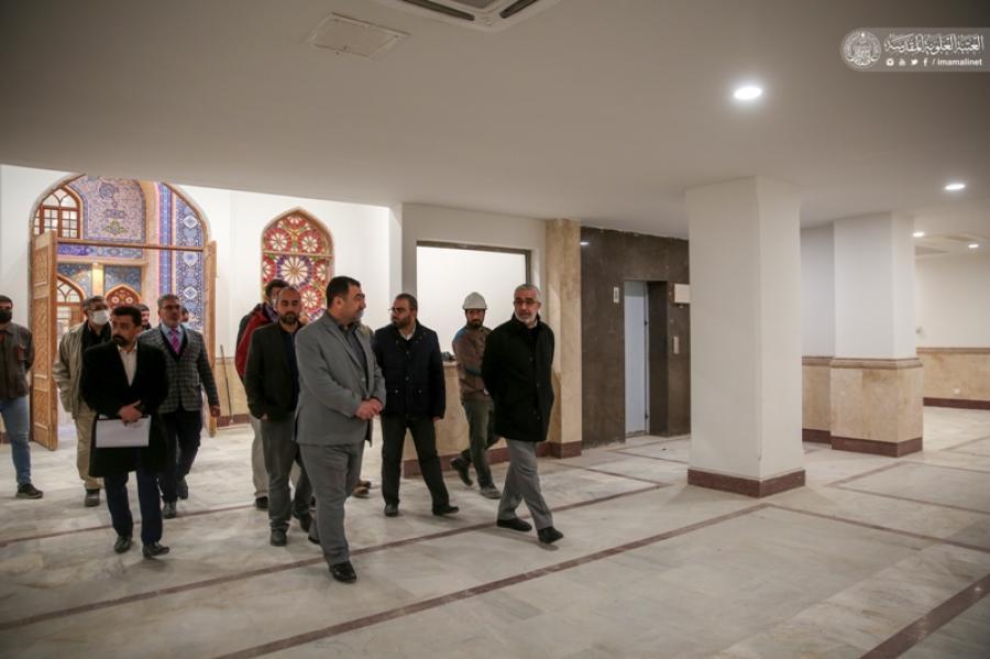 الأمانة العامة للعتبة العلوية المقدسة تعلن عن إنجاز بناية (مجمع الروضة الحيدرية الفكري والثقافي)