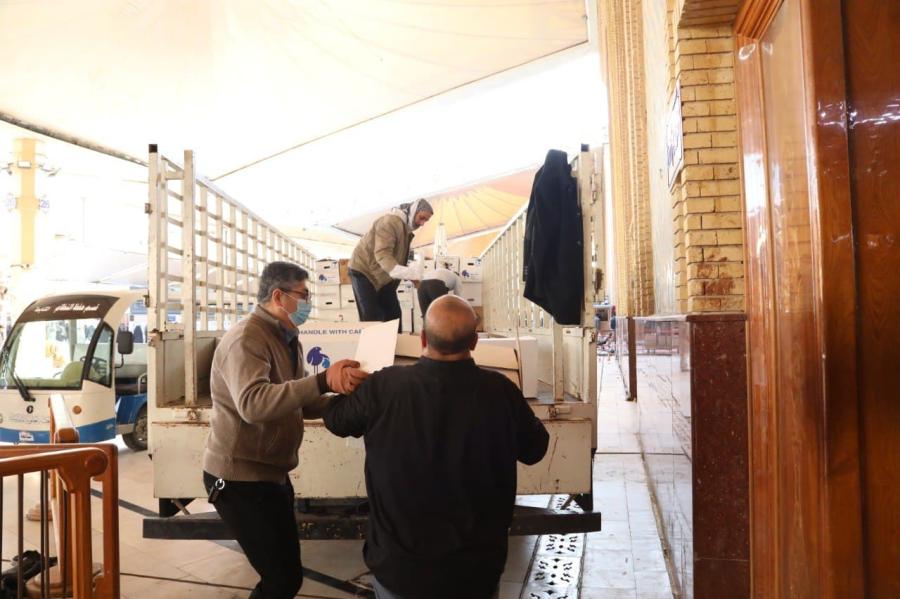 مكتبة الروضة الحيدرية تستنفر جهودها لانتقالها إلى مقرّها الجديد في صحن فاطمة(عليها السلام)