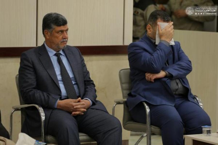 مَجمع الروضة الحيدرية في العتبة العلوية المقدسة يحيي ذكرى شهادة السيدة الزهراء (عليها السلام)