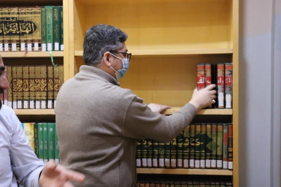  مكتبة الروضة الحيدرية العريقة تستعد لحدث تاريخي بانتقالها إلى مقرّها الجديد في صحن السيدة فاطمة (عليها السلام)