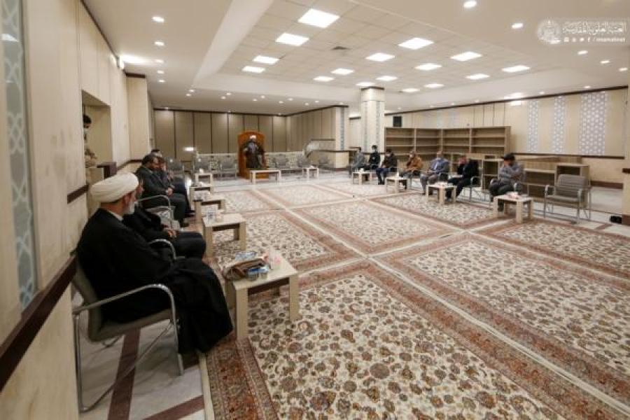 مَجمع الروضة الحيدرية في العتبة العلوية المقدسة يحيي ذكرى شهادة السيدة الزهراء (عليها السلام)
