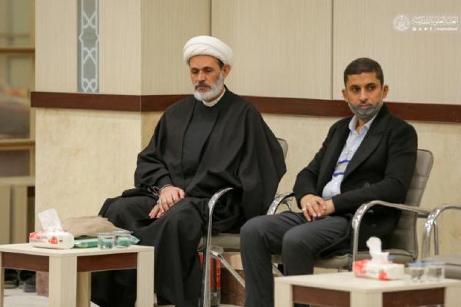 مَجمع الروضة الحيدرية في العتبة العلوية المقدسة يحيي ذكرى شهادة السيدة الزهراء (عليها السلام)