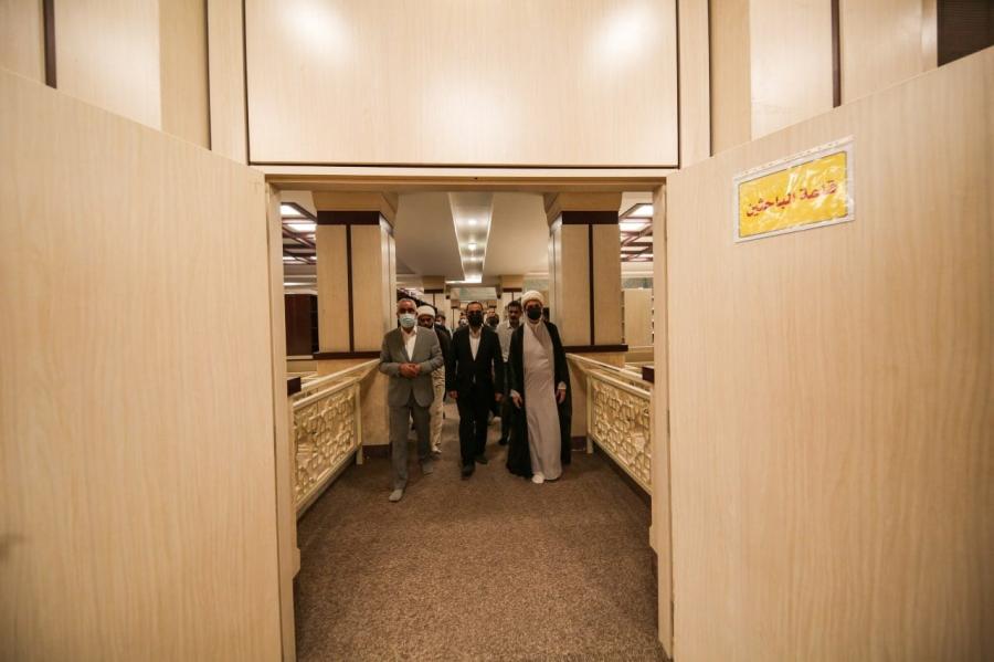 العتبة العلوية المقدسة تفتتح (مكتبة الروضة الحيدرية) في مقرها الجديد