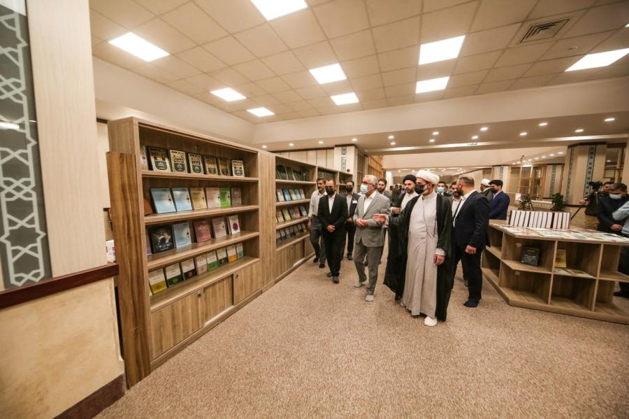 العتبة العلوية المقدسة تفتتح (مكتبة الروضة الحيدرية) في مقرها الجديد