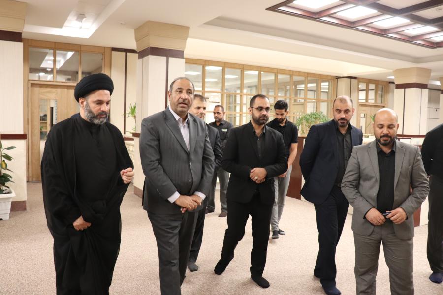 وزير الثقافة يُعلن من العتبة العلوية المقدسة عن مُذكّرة تفاهم بين الوزارة ومكتبة الروضة الحيدرية