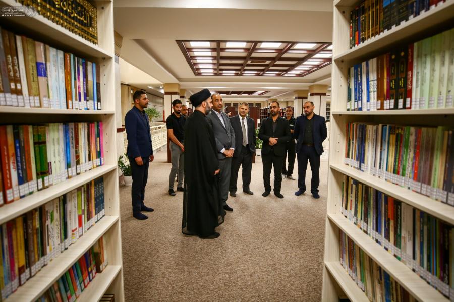 وزير الثقافة يُعلن من العتبة العلوية المقدسة عن مُذكّرة تفاهم بين الوزارة ومكتبة الروضة الحيدرية