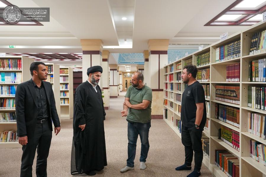 المكتبة الحيدرية تستقبل وفداً من دولة لبنان الشقيقة لبحث وثائق تتعلق بالقضية الفلسطينية