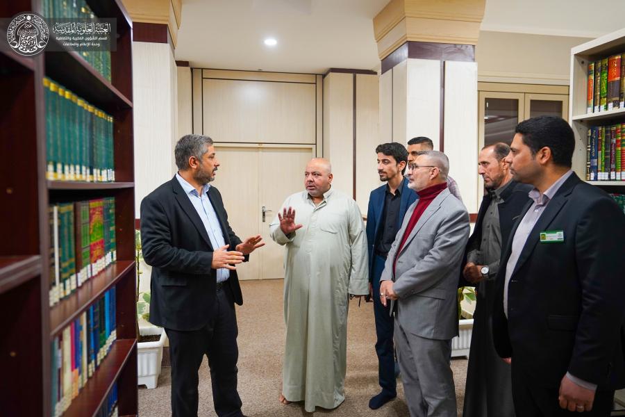 قسم الشؤون الفكرية والثقافية يستضيف وفداً قرآنيّاً من محافظة كركوك