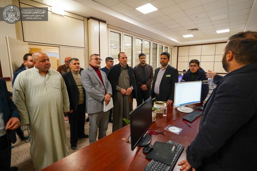 قسم الشؤون الفكرية والثقافية يستضيف وفداً قرآنيّاً من محافظة كركوك