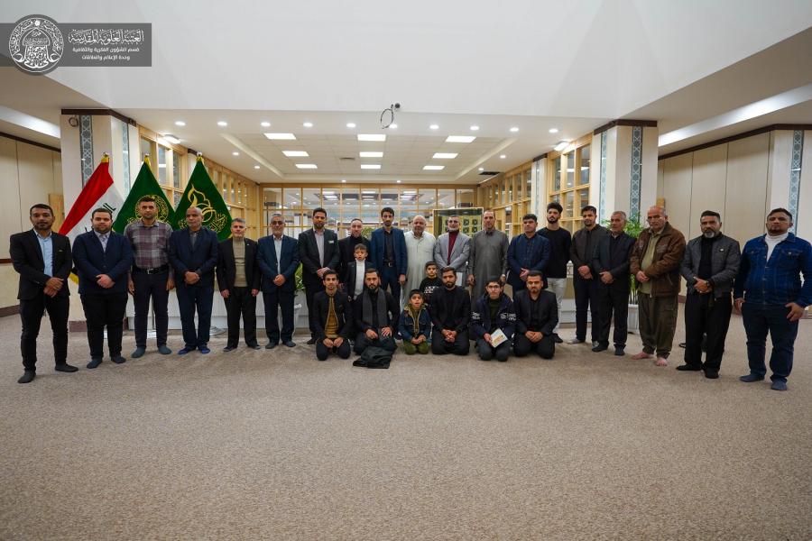قسم الشؤون الفكرية والثقافية يستضيف وفداً قرآنيّاً من محافظة كركوك