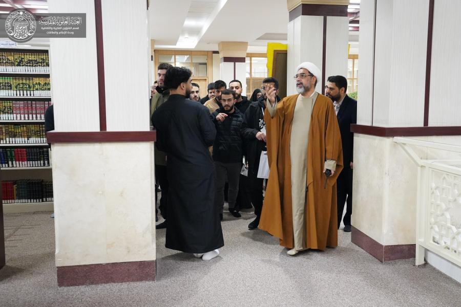 الأمين العام للعتبة العلوية المقدسة يستقبل وفدًا مُتعدِّد الجنسيات