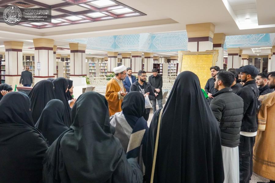 الأمين العام للعتبة العلوية المقدسة يستقبل وفدًا مُتعدِّد الجنسيات