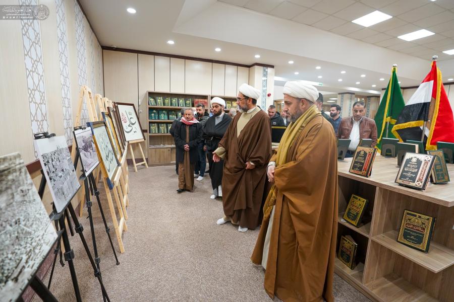 وفد تربوي من العاصمة بغداد يزور مكتبة الروضة الحيدرية