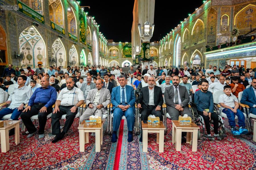 ضمن فعاليات أسبوع الصادقَين الدَّولي الأمانة العامة للعتبة العلوية المقدسة تكرم احد رواد مكتبة الروضة الحيدرية المقدسة
